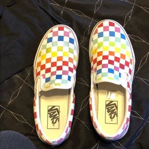 New rainbow vans